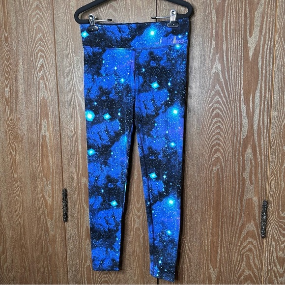 PINK Victoria's Secret Galaxy Leggings Small Petite Athletic Active Limited Edit - Picture 2 of 7